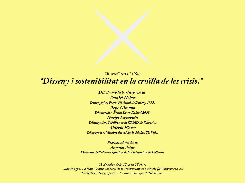Claustre Obert / Diseño y sostenibilidad en la encrucijada de las crisis