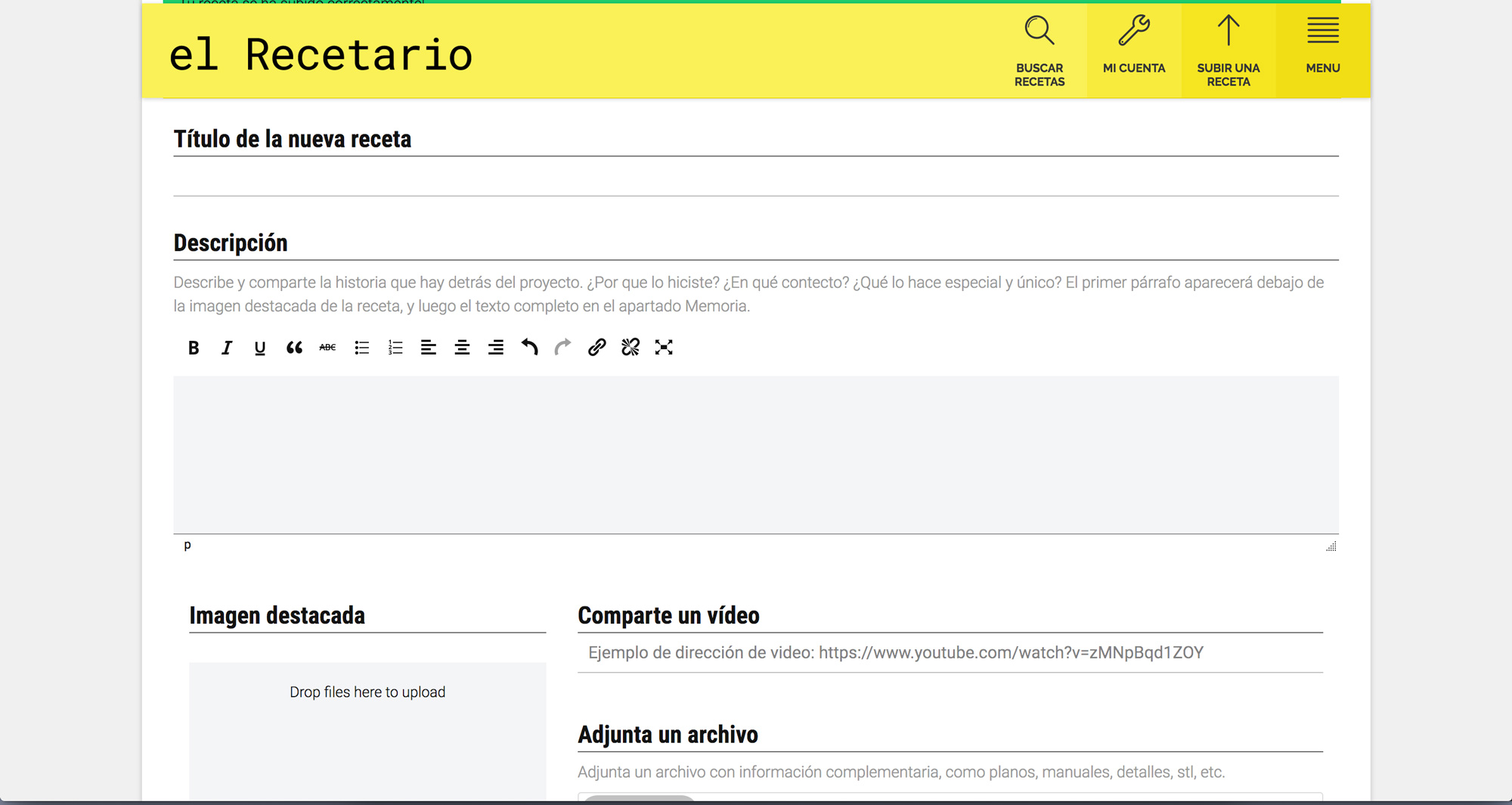 el-Recetario.net / Plataforma colaborativa de investigación y aprendizaje en en el ámbito del Diseño abierto, la Reutilización y la Autoconstrucción el-Recetario.net / Plataforma colaborativa de investigación y aprendizaje en en el ámbito del Diseño abierto, la Reutilización y la Autoconstrucción