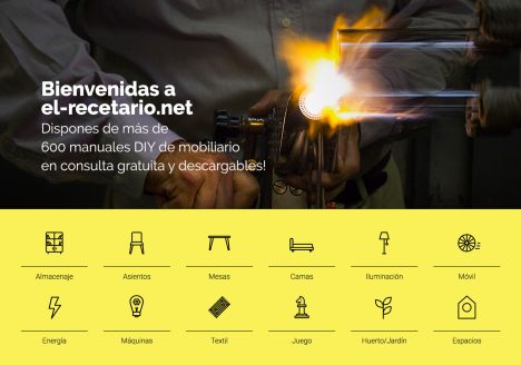 el-Recetario.net / Plataforma colaborativa de investigación y aprendizaje en en el ámbito del Diseño abierto, la Reutilización y la Autoconstrucción