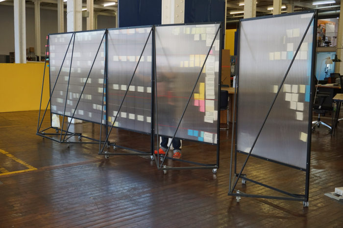 Mobiliario Laboratorio de Innovación Ciudadana/Decidim, Fábrica de Creació Fabra i Coats Barcelona