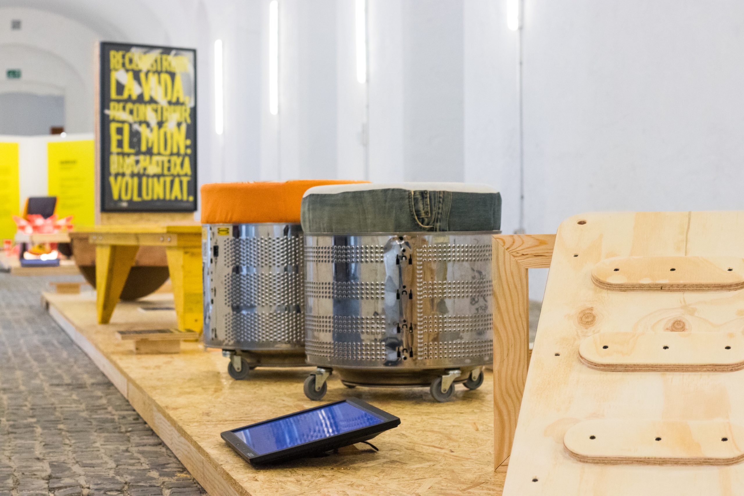 Exposisición "Makeos. Prototipos y procesos transformdores." Hospital Centro Vivo de Badajoz