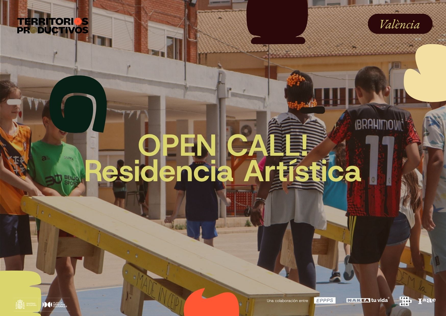 MAKEA, EPPPS y Fab Lab Barcelona convocan 3 residencias artísticas en Valencia en el marco del programa Territorios Productivos 2026.